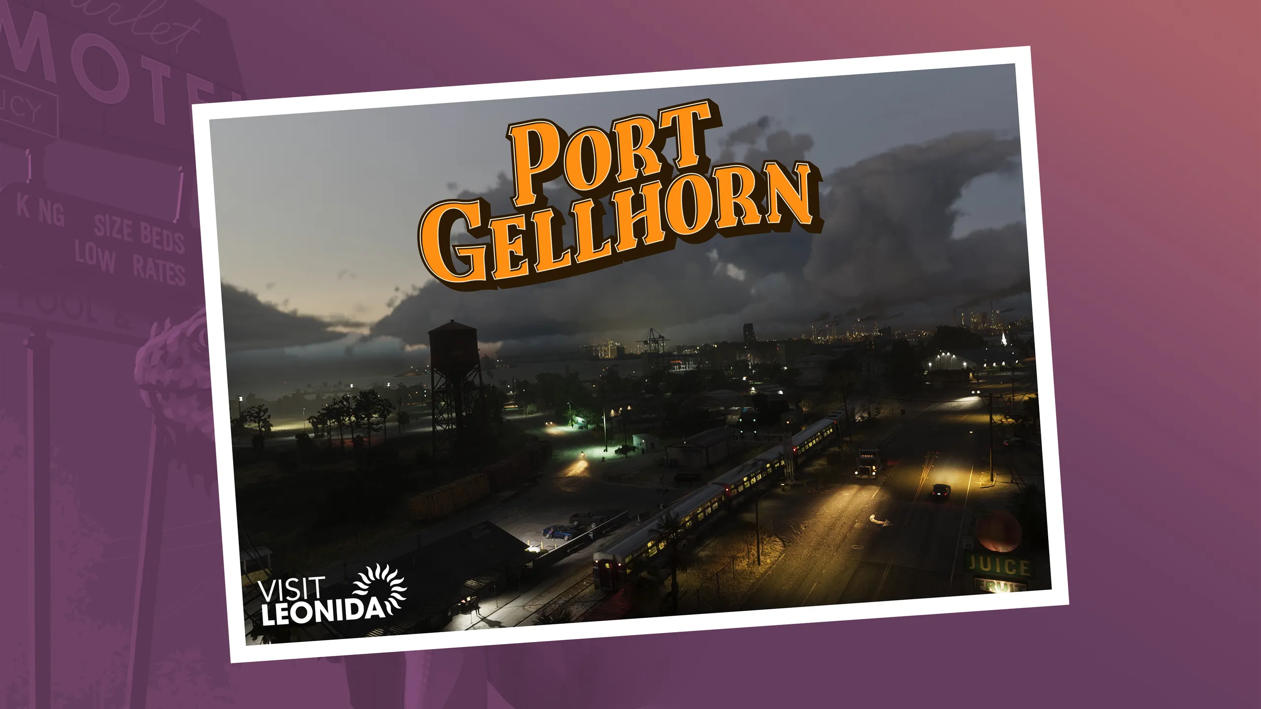 Visit Leonida postcard for Port Gellhorn