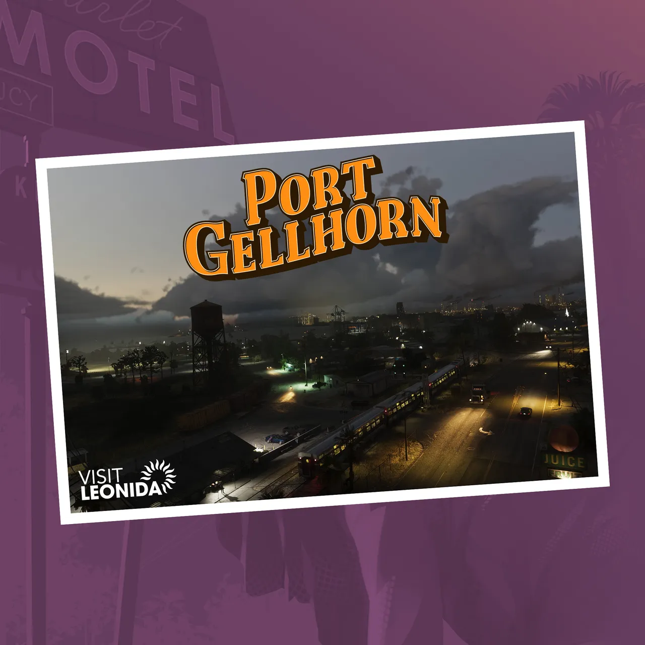 Visit Leonida postcard for Port Gellhorn